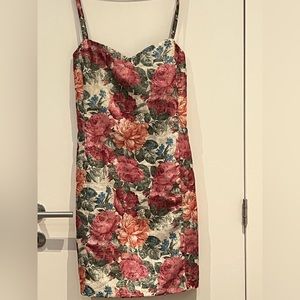 Vintage Ungaro mini glitter flower dress
